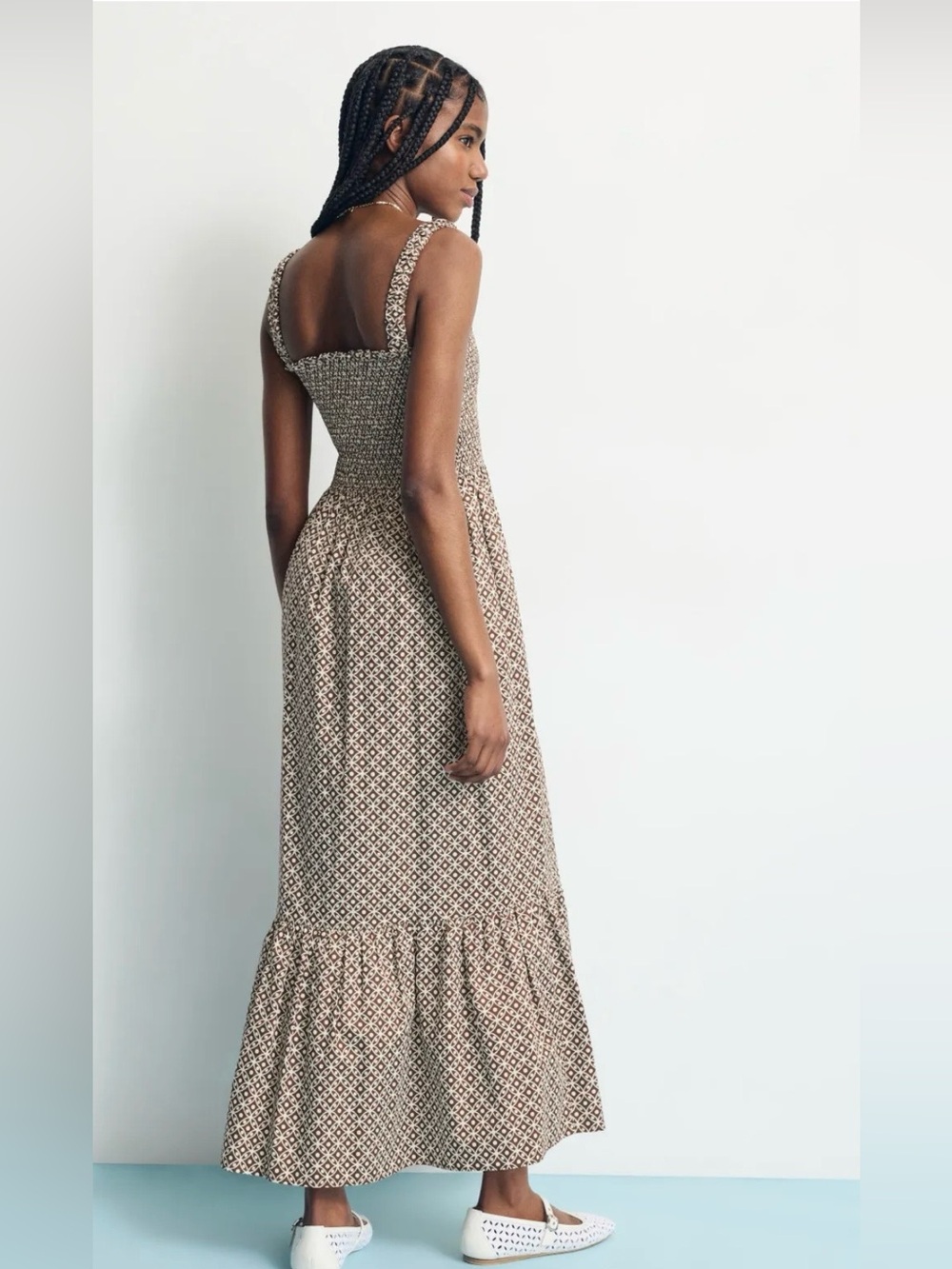 Hill House Anjuli Nap Dress: Chocolate Lattice! - Picture 2 of 6